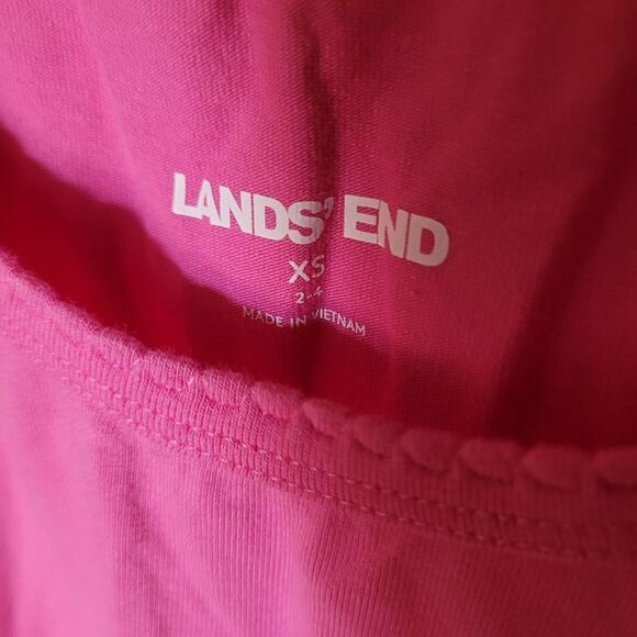 Lands End Essentials Womens Classic-Fit Long-Sleeve Crewneck T-Shirt xs 2-4 top - Picture 7 of 16